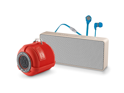 WE RADIO DE POCHE. rechargeable FM, lecteur de carte micro SD RMS 3W, prise  casque Rouge