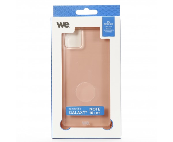 WE Coque de protection ROSE pour Samsung Galaxy NOTE 10 LITE Fabriqué en TPU. Ultra résistant Apparence du téléphone conservée.