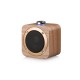 Enceinte Bluetooth Halterrego en bois, BT V5.0, RMS 3W, batterie rechargeable de 1200mAh